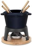La Fonderie 1890 Fondue-Set aus Gusseisen f&uuml;r 4 Personen Mont d'Arbois, f&uuml;r...