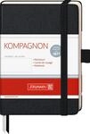 Brunnen Notizbuch Kompagnon Klassik | A6, unliniert, Stifthalter, schwarz