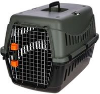 Kerbl Pet Transportbox Eco, Hunde, Katzen, anthrazit/graugr&uuml;n, 60x40x38,5cm,