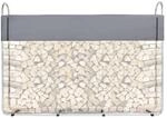 CCLIFE Kaminholzregal Innen und Au&szlig;en Stapelhilfe f&uuml;r Brennholz 0.37m&sup3; 0.62m&sup3;