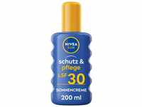 NIVEA SUN Schutz & Pflege Sonnenspray LSF 30 (200 ml), Sonnencreme Spray für...
