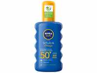 NIVEA SUN Schutz & Pflege Sonnenspray LSF 50+ (200 ml), Sonnencreme Spray für...