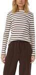 s.Oliver Damen T-Shirt 2176300 Brown 44