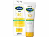 CETAPHIL SUN Sensitive Gel-Creme SPF 50+, 200ml, Sonnencreme für empfindliche,...
