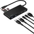 Belkin USB C Hub, 7-in-1 Docking Station, 4K bei 60 Hz, SD, MicroSD, 100 W Power