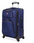 Swiss Gear Sion Softside-Gep&auml;ck mit Spinnrollen, blau (Blau) - 6283323156