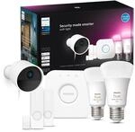 Philips Hue Secure Starter-Set, Hue Secure kabelgebundene Kamera, Hue