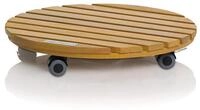 Lechuza-Rolluntersetzer Natural Wood 40 Round Eukalyptusholz, &Oslash; 40 x 7 cm,...