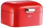 WESCO Mini Grandy Brotkasten in der Farbe rot, pulverbeschichtetes Stahlblech,