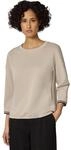 Street One Silk-Look Shirt mit Details Cotton beige 38