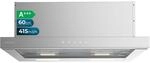 Cecotec Bolero Flux TLT 604000 Teleskopische Dunstabzugshaube, 60 cm, Edelstahl,