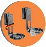 PureMounts Lautsprecher-Halterung Wandhalterung f&uuml;r Sonos Era 100 300 | 2er Set