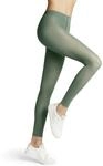 FALKE Damen Pure Matt 50 DEN Leggings halb Blickdicht matt