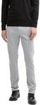 TOM TAILOR Herren Jersey Travis Slim Fit Chino Hose, 12035 - Grey Heather...