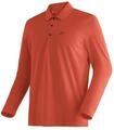 Maier Sports Long Pique Polo M Herren Poloshirt, pflegeleichtes Langarmshirt,