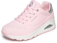 Skechers Damen UNO Golden Air Turnschuhe, Light Pink Durabuck/Mesh Trim, 39.5 EU