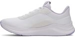 Under Armour UA W Aurora 3 - White/White/Purple Crest - 6, Wappen in Wei&szlig;, Wei&szlig; und