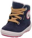 Superfit Baby M&auml;dchen GROOVY warm gef&uuml;tterte Gore-Tex Stiefel, BLAU/PINK 8010