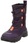 Superfit M&auml;dchen Snow Max Warm Gef&uuml;tterte Gore-tex Schneestiefel, Lila 8500, 33 EU