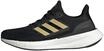 Adidas Damen Pureboost 23 Shoes, Core Black/Gold Metallic/Carbon, 36 2/3 EU