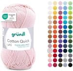Gr&uuml;ndl Wolle Cotton Quick uni - d&uuml;nne Wolle zum H&auml;keln - Strickgarn - H&auml;kelgarn -