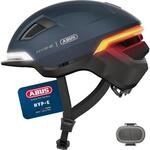 ABUS Fahrradhelm HYP-E - Helm mit Frontlicht, R&uuml;cklicht und Blinklicht -...
