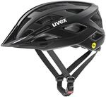 Uvex Unisex I-Vo 2 MIPS Fahrradhelm, Black Matt, 60