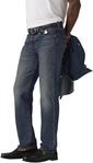 Levi's Herren Jeanshose 501 Original mit Knopfleiste, Straight Fit, Blau (Vintage