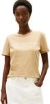Tommy Hilfiger Women's Reg Corp Logo C-Nk Ss Ww0Ww40276 Andere Oberteile, Beige
