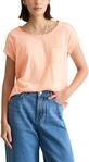 Marc OߴPolo Denim Damen T-Shirt mit Brusttasche Relaxed Fit, Orange (Peony Pink), XL