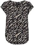 ONLY Damen Onlvic S/S AOP Top Noos WVN, Brush, 38