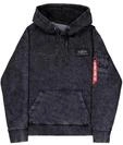 Alpha Industries Herren Back Print Vintage Hoodie, Black, 3XL