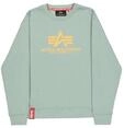 Alpha Industries Herren Basic BL Sweatshirt, Frost Green, S
