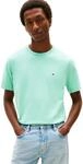 Tommy Hilfiger Herren T-Shirt Kurzarm Seasonal Solid Tee mit Rundhalsausschnitt,