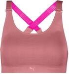 PUMA Women's 3D Knit Sport Short Top, Dusty Pink, L