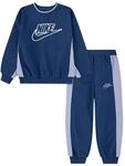 NIKE Unisex Kids NKN FT Color Blocked Crew Set Blender, bunt, 2 a&ntilde;os
