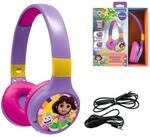 Lexibook, Dora die Entdeckerin, 2-in-1 Bluetooth- und kabelgebundener...