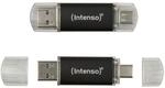 Intenso Twist Line Dual USB-Stick 2X 128GB - Super Speed USB 3.2 Gen 1x1 mit bis zu