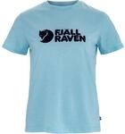 Fj&auml;llr&auml;ven Damen Logo T-Shirt, Breeze Blue, XS