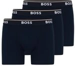 BOSS Herren-Boxershorts, Power, 3er-Pack, Pfauenblau