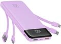 Charmast 20.000 mAh Powerbank mit 4 integrierten Kabeln, 22,5 W schnelles tragbares