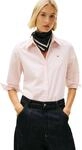 Tommy Hilfiger Damen Hemd Poplin Regular Klassisch, Rosa (Classic Ithaca STP...