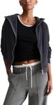 Marc OߴPolo Denim Damen Sweatjacke aus Bio-Baumwolle mit Kapuze, Blau (Blue...