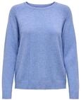 ONLY Damen Onllesly Kings L/S KNT Noos Pullover 15170427,Ultramarine/Detail:w.
