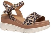 Geox Damen D Gardenia C Wedge Sandal, Natural, 41 EU
