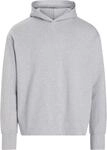 Calvin Klein Herren L/S Sweatshirt, Grau (Medium Grey Heather), L