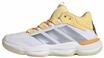 adidas Damen Courtstabil Indoor Shoes, FTWR White/Crystal Sky/Ice Tangerine, 38 2/3