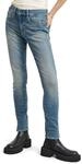 G-STAR RAW Damen Lhana Skinny Split Jeans, Blau (Sun Faded Biscay Blue