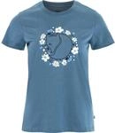 Fj&auml;llr&auml;ven Damen Fj&auml;llblomster Fox T-Shirt, Dawn Blue, XL
