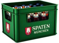 SPATEN Helles Alkoholfrei Flaschenbier, MEHRWEG im Kasten, Alkoholfreies Helles Bier